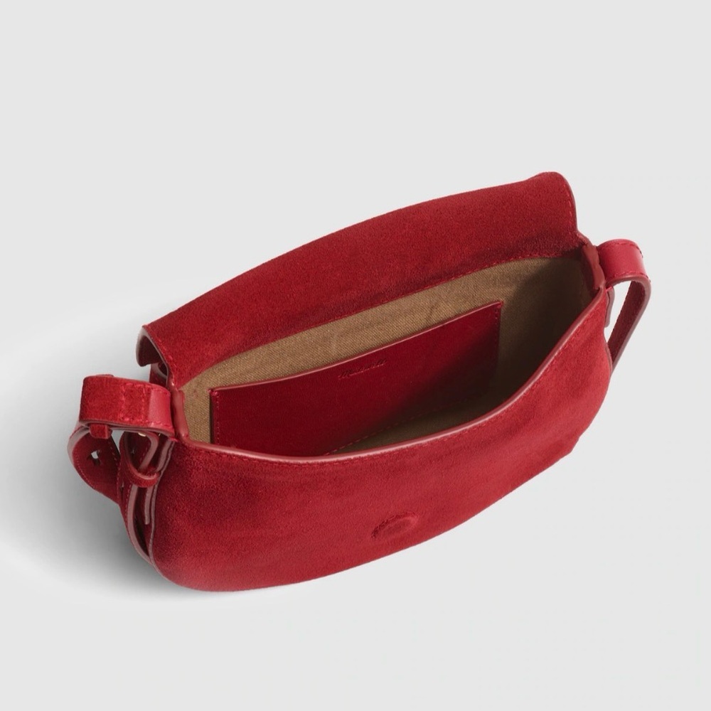 Madewell “Dakota Saddle Crossbody Bag” in Garnet Stone - Picture 3 of 10